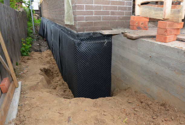 Happy homeowners after waterproofing job in Roselle